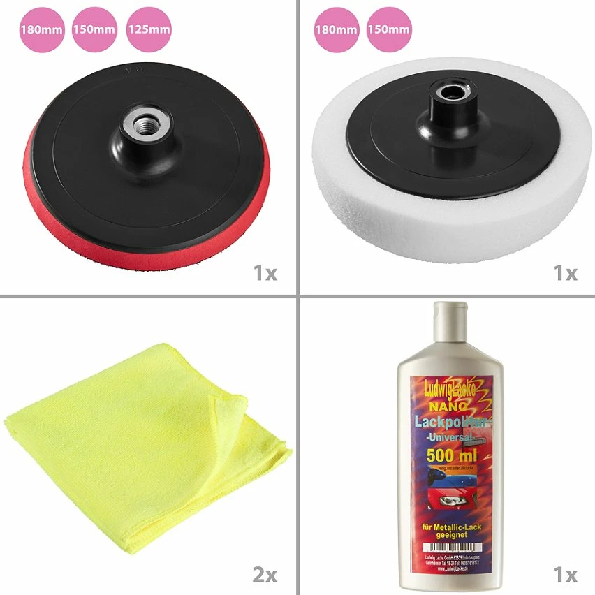 Coupon 🎁 Tectake Lustreuse Polisseuse Rotative 1500W - 30 pièces avec polish 🔔 5 Coupon 🎁 Tectake Lustreuse Polisseuse Rotative 1500W - 30 pièces avec polish 🔔 – Image 5