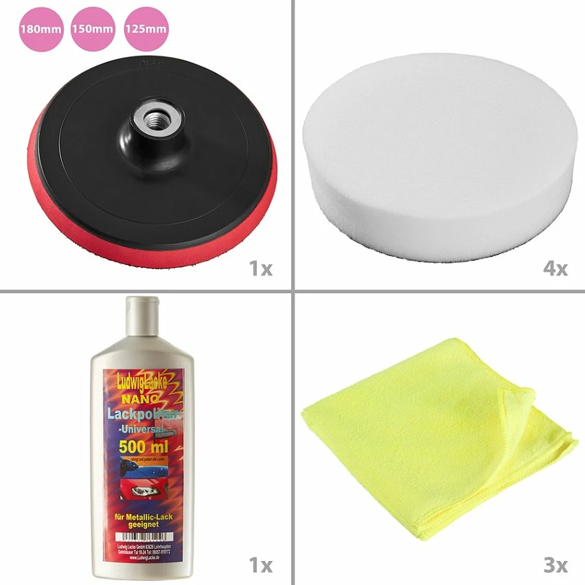 Brand new 🔔 Tectake Lustreuse Polisseuse Rotative 1400W - 58 pièces avec polish 🎉 4 Brand new 🔔 Tectake Lustreuse Polisseuse Rotative 1400W - 58 pièces avec polish 🎉 – Image 4