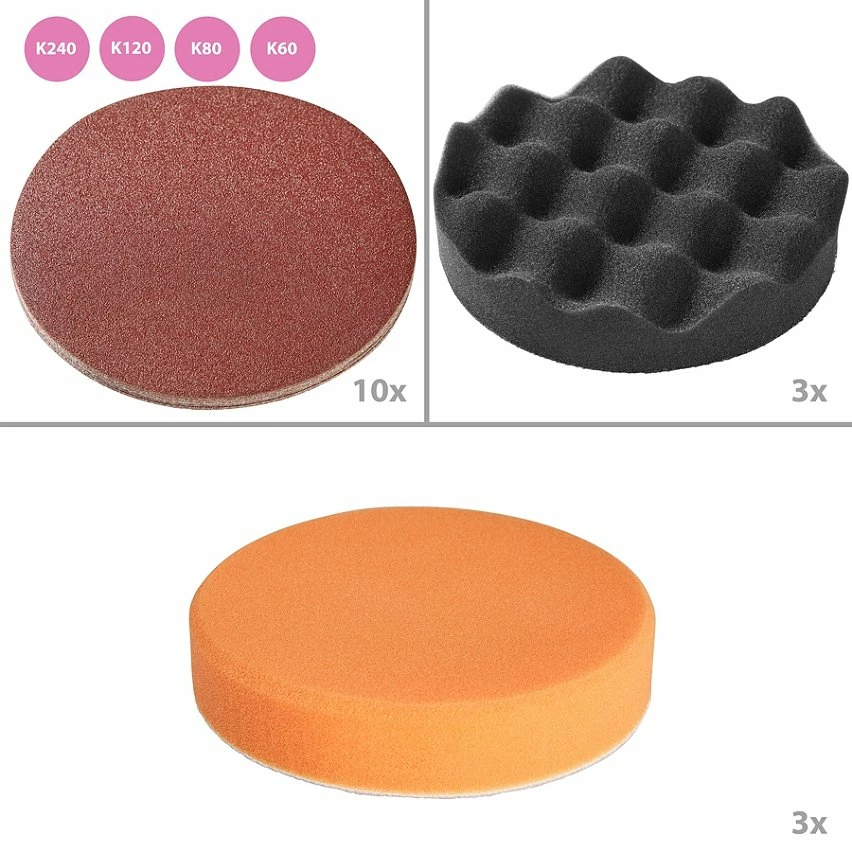 Brand new 🔔 Tectake Lustreuse Polisseuse Rotative 1400W - 58 pièces avec polish 🎉 5 Brand new 🔔 Tectake Lustreuse Polisseuse Rotative 1400W - 58 pièces avec polish 🎉 – Image 5