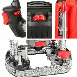 Budget ⌛ Tectake Défonceuse 1200 Watts + 12 fraises ✔️ -Pas Cher Facom Magasin 4260182878224 5