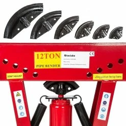 Promo 🤩 Tectake Cintreuse hydraulique 90°+ 6 matrices 43 kg 🌟 -Pas Cher Facom Magasin 4260182879931 3