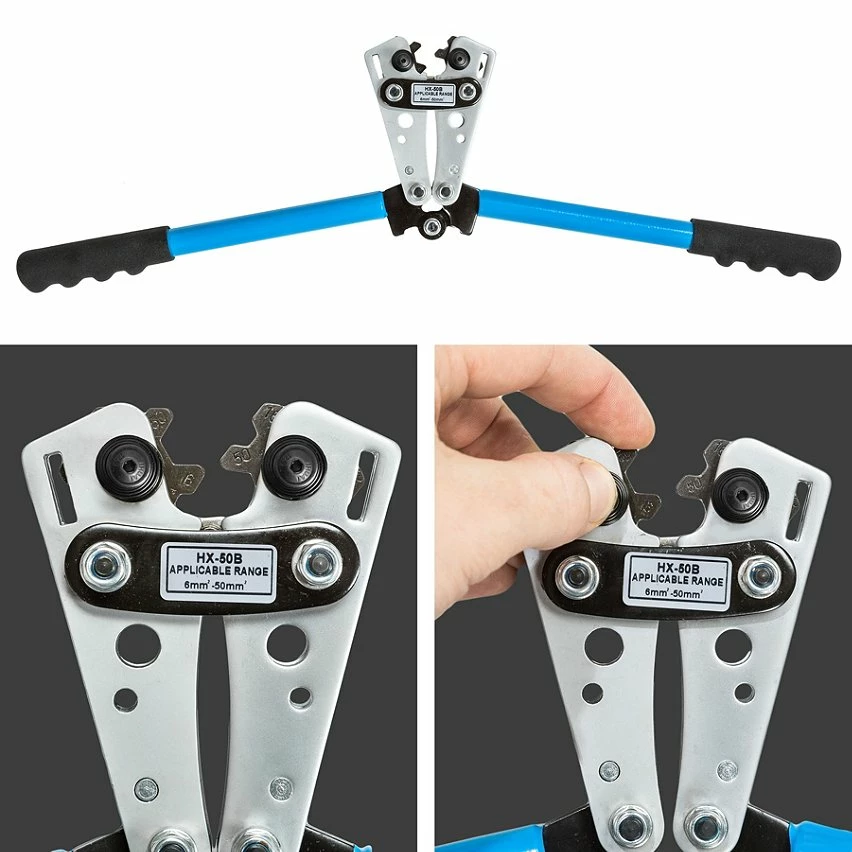 Best Pirce 😀 Tectake Pince à sertir, Pince Électricien, 6 + 50 mm² 🧨 3 Best Pirce 😀 Tectake Pince à sertir, Pince Électricien, 6 + 50 mm² 🧨 – Image 3