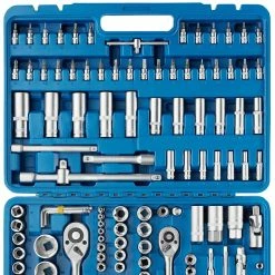 Best Sale 👍 Tectake Boîte à Outils avec 171 Pièces (Douilles + Outils à Cliquet) 👏 -Pas Cher Facom Magasin 4260473662419 4