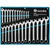 Deals 🤩 Tectake 25 Clés Mixtes en Acier Carbone 6 mm - 32 mm + 1 Trousse - noir/bleu 🧨