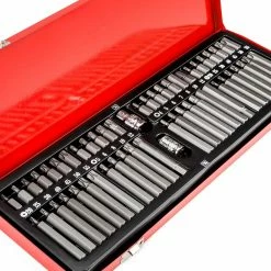 Coupon 🎁 Tectake Coffret avec 54 Pièces, Douilles et Embouts Torx 😍 -Pas Cher Facom Magasin 4260505444112 5