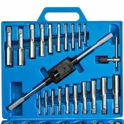 Brand new 🔔 Tectake Boite à Outils, Coffret avec 45 Pièces, Tarauds et Filières 👍 -Pas Cher Facom Magasin 4260505446130 3