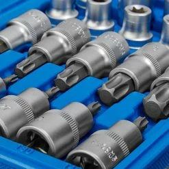 Hot Sale 🎁 Tectake Coffret Douilles Embouts Torx 19 Pièces ✔️ 7 Hot Sale 🎁 Tectake Coffret Douilles Embouts Torx 19 Pièces ✔️ -Pas Cher Facom Magasin 4260541020233 4