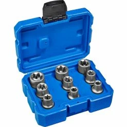 Hot Sale 🤩 Tectake Coffret Clé à Douilles Torx 9 Pièces 😉