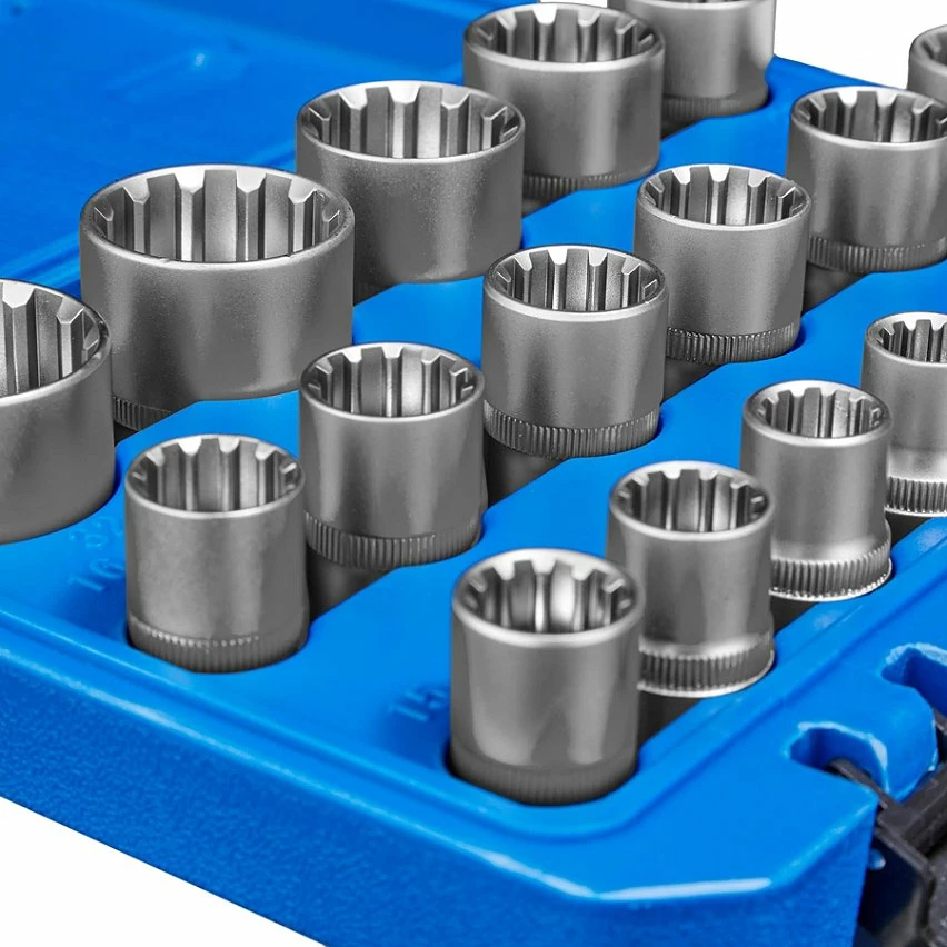 Discount ⌛ Tectake Boîte à Outils avec 19 Embouts en Acier Chrome Vanadium 🛒 4 Discount ⌛ Tectake Boîte à Outils avec 19 Embouts en Acier Chrome Vanadium 🛒 – Image 4