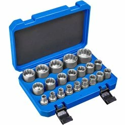 Hot Sale ✔️ Tectake Coffret à outils 21 Pièces Clé à Douille Femelle 😀