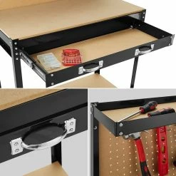 Buy 🧨 Tectake Établi - 81 x 41 x 145 cm 🧨 -Pas Cher Facom Magasin 4260541025863 4