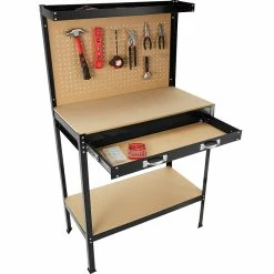 Buy 🧨 Tectake Établi - 81 x 41 x 145 cm 🧨 -Pas Cher Facom Magasin 4260541025863 6