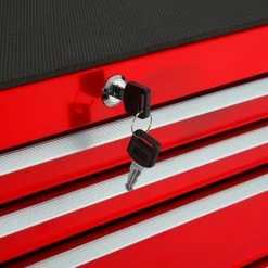 Brand new 🔥 Tectake Servante d'atelier 7 tiroirs - rouge ⭐ -Pas Cher Facom Magasin 4260552084613 4