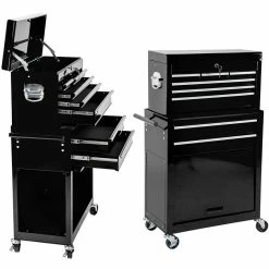 Buy 🎁 Tectake Servante d'atelier 8 tiroirs - noir 🔥 -Pas Cher Facom Magasin 4260552084651 4