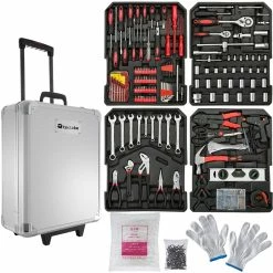 New 🎁 Tectake Caisse à outils 599 pièces 🌟