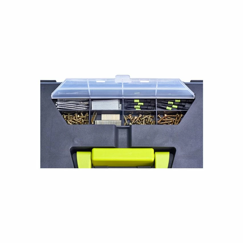 New 👍 Ryobi Perceuse-visseuse à percussion 18V OnePlus - Aspirateur à main - Batteries 2.0Ah et 4.0Ah - Chargeur - Accessoires - Boîte à outils - R18PD31-242VTA5 🔔 5 New 👍 Ryobi Perceuse-visseuse à percussion 18V OnePlus - Aspirateur à main - Batteries 2.0Ah et 4.0Ah - Chargeur - Accessoires - Boîte à outils - R18PD31-242VTA5 🔔 – Image 5