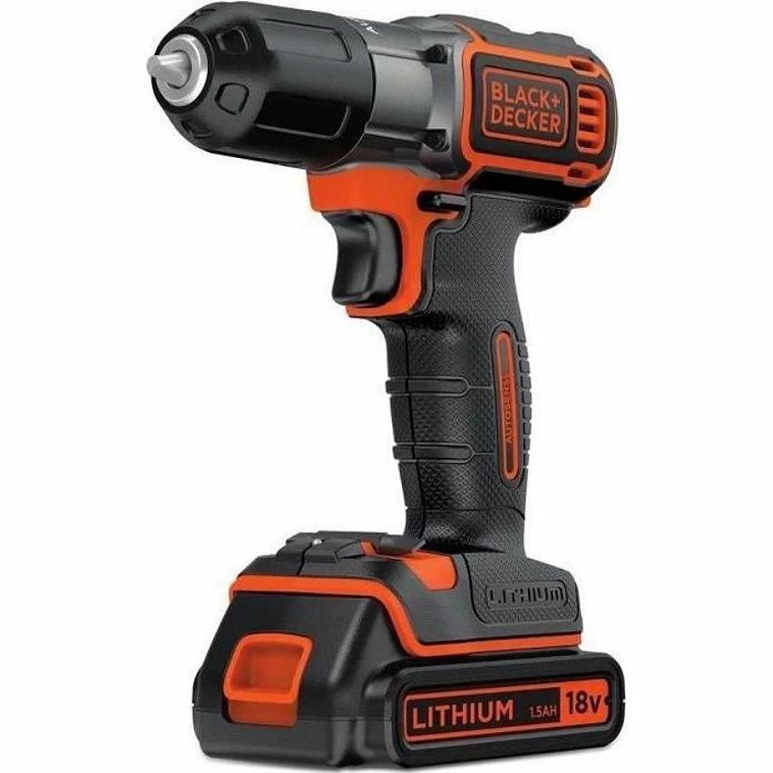 Discount 😉 Black & Decker Perceuse-visseuse sans-fil Autosense 18V BLACK+DECKER(Livrée avec 1 Chargeur + 1 batterie 1,5 Ah) - ASD184K-QW 🌟 1 Discount 😉 Black & Decker Perceuse-visseuse sans-fil Autosense 18V BLACK+DECKER(Livrée avec 1 Chargeur + 1 batterie 1,5 Ah) - ASD184K-QW 🌟