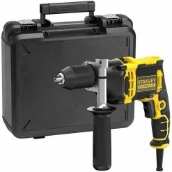 Best Pirce 👍 Perceuse à percussion 750W Stanley Fatmax FMEH750K Couple 21,1 Nm Poignée latérale VALISE ✔️ -Pas Cher Facom Magasin 5035048680261 5