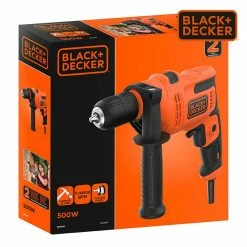 Cheap 🧨 Black & Decker Perceuse à percussion BEH200-QS BLACK et DECKER - sans batterie ni chargeur - 500W - 84402 😍 -Pas Cher Facom Magasin 5035048704219 3