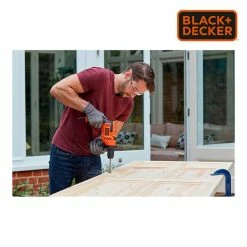 Cheap 🧨 Black & Decker Perceuse à percussion BEH200-QS BLACK et DECKER - sans batterie ni chargeur - 500W - 84402 😍 -Pas Cher Facom Magasin 5035048704219 5