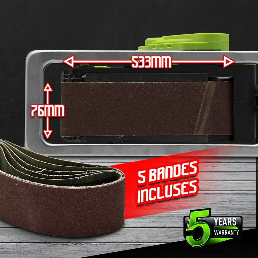 Cheap 🥰 Ponceuse à bande 2en1 1010W - Constructor 🌟 3 Cheap 🥰 Ponceuse à bande 2en1 1010W - Constructor 🌟 – Image 3