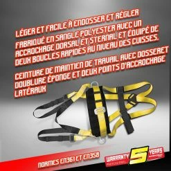 Best Pirce ⌛ Gardeo Pro Harnais anti chute 😍 6 Best Pirce ⌛ Gardeo Pro Harnais anti chute 😍 -Pas Cher Facom Magasin 5411074152901 3