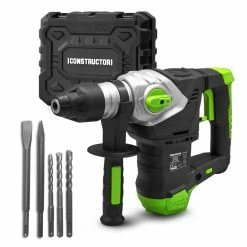 Cheap 👍 Marteau perforateur 1500W - 6 joules - Vitesse variable - avec coffret Constructor 👏