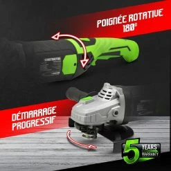Coupon 🛒 Meuleuse d'angle 2350W - 230mm - Démarrage progressif - Poignée arrière rotative - Constructor 👍 -Pas Cher Facom Magasin 5411074182649 4