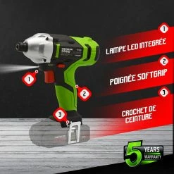 Best Pirce ✔️ Visseuse à chocs sans fil max 20V sans batterie - 140Nm - Constructor 🎁 -Pas Cher Facom Magasin 5411074193584 3