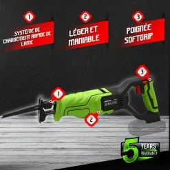 Coupon 🥰 Constructor Scie égoïne sans fil max 20V - Sans batterie ❤️ -Pas Cher Facom Magasin 5411074193614 3