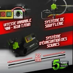 Best Sale ⌛ Scie à chantourner 120 W avec vitesse variable - Longueur de lame 127mm - Constructor ⭐ -Pas Cher Facom Magasin 5411074201142 4
