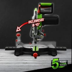 New 🔔 Scie à onglets radiale 1800W - Lame 254mm 36 dents - Constructor ✔️ -Pas Cher Facom Magasin 5411074202507 4