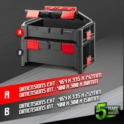 Best Sale ✨ Constructor Lot de 2 coffrets empilables BEPS1 + BEPS2 - Const 🎉 7 Best Sale ✨ Constructor Lot de 2 coffrets empilables BEPS1 + BEPS2 - Const 🎉 -Pas Cher Facom Magasin 5411074205003 3