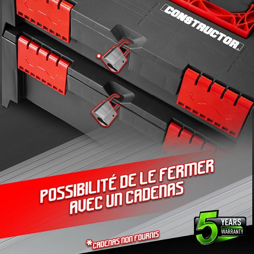 Best Sale ✨ Constructor Lot de 2 coffrets empilables BEPS1 + BEPS2 - Const 🎉 5 Best Sale ✨ Constructor Lot de 2 coffrets empilables BEPS1 + BEPS2 - Const 🎉 – Image 5