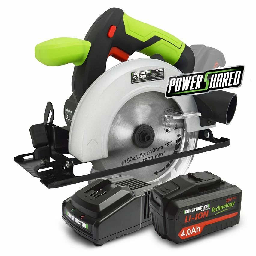 Promo 😀 Scie circulaire max 20V + batterie 4Ah + chargeur - Lame 150mm 18 dents - Constructor 💯 1 Promo 😀 Scie circulaire max 20V + batterie 4Ah + chargeur - Lame 150mm 18 dents - Constructor 💯