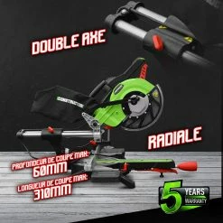 Promo 😉 Scie onglets radiale 1800w-210mmavec laser et double inclinaison - Constructor 😀 -Pas Cher Facom Magasin 5411074209445 4