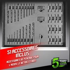 Deals 🥰 Constructor Perceuse visseuse 18V avec percussion -2 batteries ❤️ 7 Deals 🥰 Constructor Perceuse visseuse 18V avec percussion -2 batteries ❤️ -Pas Cher Facom Magasin 5411074216412 3