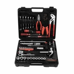 Budget 🎉 Malette à outils 100 pièces ITOOLS Boite à outils 100 pièces Acier carbone 💯