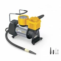 Deals ⌛ Mini Compresseur 140W 10.3 bar VITO 230V Multi fonctions 35L/min Leger et compact 🛒