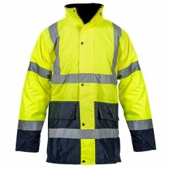Cheapest 🌟 Blouson haute visibilité Jaune fluo Bande réfléchissante VITO SECURITY 100% polyester Taille XXL 💯