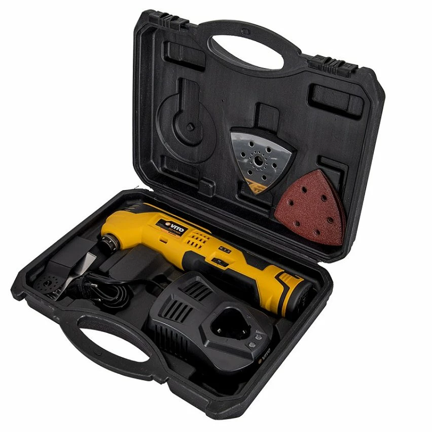 New 💯 Ponçeuse sans fil 12V Batterie lithium Outil Polyvalent 3 en 1 Ponçage Coupe Raclage VITO Mallette + Accessoires 😉 3 New 💯 Ponçeuse sans fil 12V Batterie lithium Outil Polyvalent 3 en 1 Ponçage Coupe Raclage VITO Mallette + Accessoires 😉 – Image 3