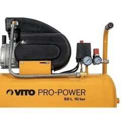 Cheapest 🥰 Compresseur d'air 50L Silencieux 10 bar VITO 145 PSI 2.5 CV Débit 206 L/min 🔔 -Pas Cher Facom Magasin 5604612710750 3