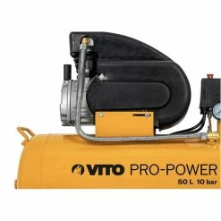 Cheapest 🥰 Compresseur d'air 50L Silencieux 10 bar VITO 145 PSI 2.5 CV Débit 206 L/min 🔔 -Pas Cher Facom Magasin 5604612710750 5