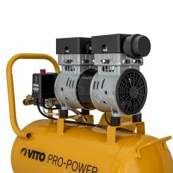 Brand new 🤩 Compresseur d'air Silencieux 24L 8 bar 1CV 750W VITO Soupape de sécurité Protection thermique 😍 -Pas Cher Facom Magasin 5604612711092 7