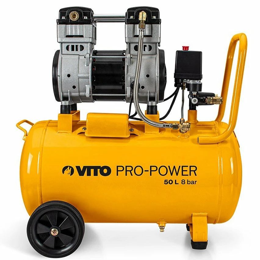 Brand new ⭐ Compresseur d'air Silencieux 50L 1.5 CV 1100W VITO 8 bar ⌛ 1 Brand new ⭐ Compresseur d'air Silencieux 50L 1.5 CV 1100W VITO 8 bar ⌛