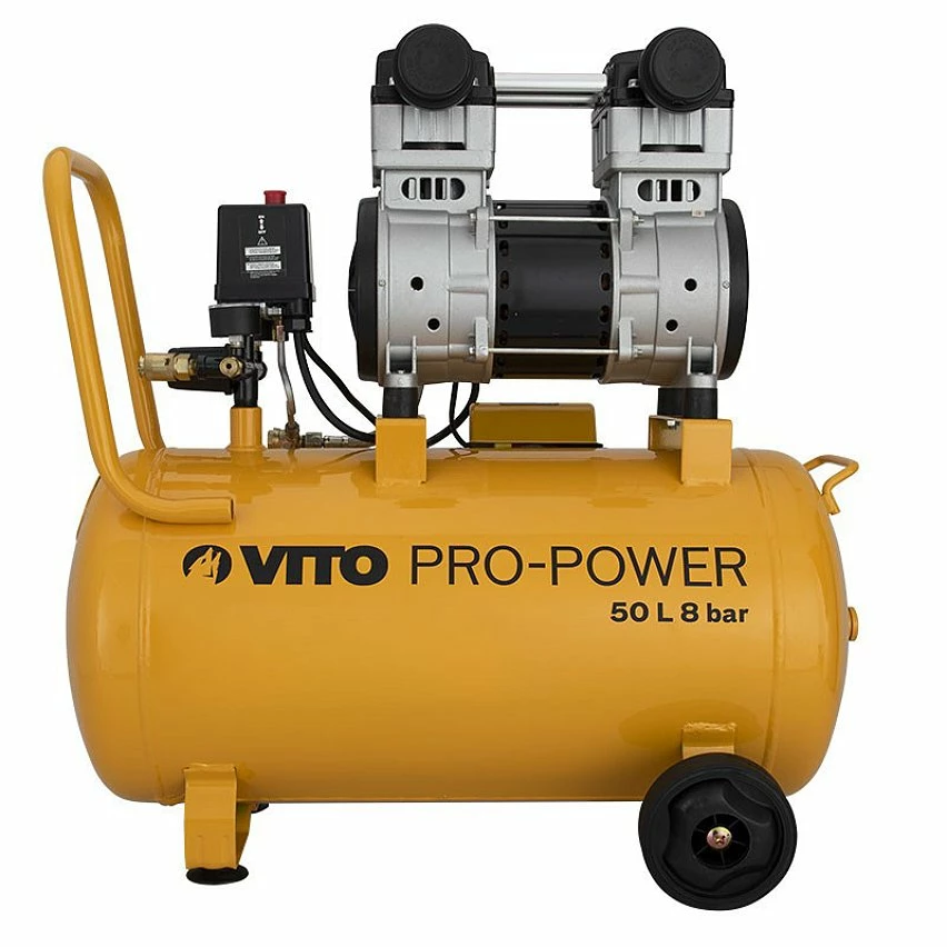 Brand new ⭐ Compresseur d'air Silencieux 50L 1.5 CV 1100W VITO 8 bar ⌛ 3 Brand new ⭐ Compresseur d'air Silencieux 50L 1.5 CV 1100W VITO 8 bar ⌛ – Image 3