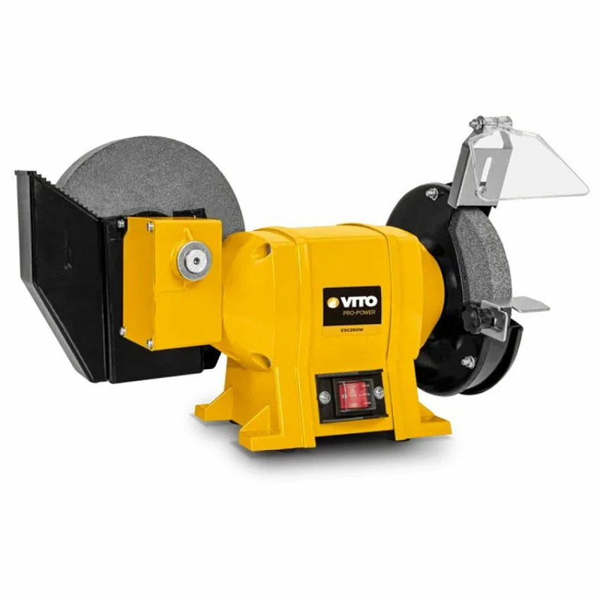 Outlet 🔔 Touret à meuler double 250W Ø 150 / Ø 200 mm VITO 230V 😍 1 Outlet 🔔 Touret à meuler double 250W Ø 150 / Ø 200 mm VITO 230V 😍