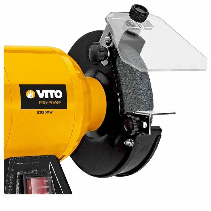 Outlet 🔔 Touret à meuler double 250W Ø 150 / Ø 200 mm VITO 230V 😍 2 Outlet 🔔 Touret à meuler double 250W Ø 150 / Ø 200 mm VITO 230V 😍 – Image 2