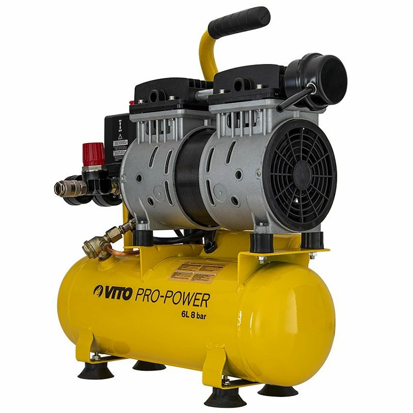 Coupon ✔️ Compresseur d'air Silencieux 6L 8 bar 0.7 CV 500W VITO 🤩 6 Coupon ✔️ Compresseur d'air Silencieux 6L 8 bar 0.7 CV 500W VITO 🤩 – Image 6