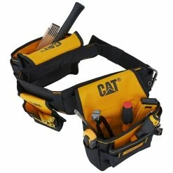 Coupon ✔️ Porte outils professionnel ceinture bricolage Caterpillar Sangle rembourée 3 poches Taille réglable 🎉 -Pas Cher Facom Magasin 5711013109738 4